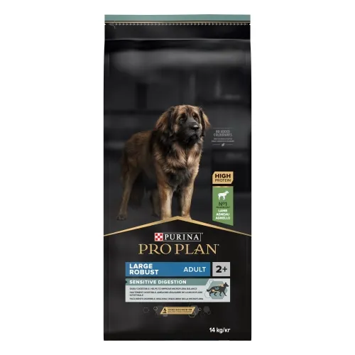 Purina PRO PLAN Large Robust Adult Sensitive digest lambaga, 14kg