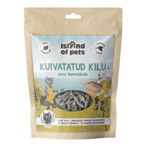 Island of Pets maius, kuivatatud kilud 80 g