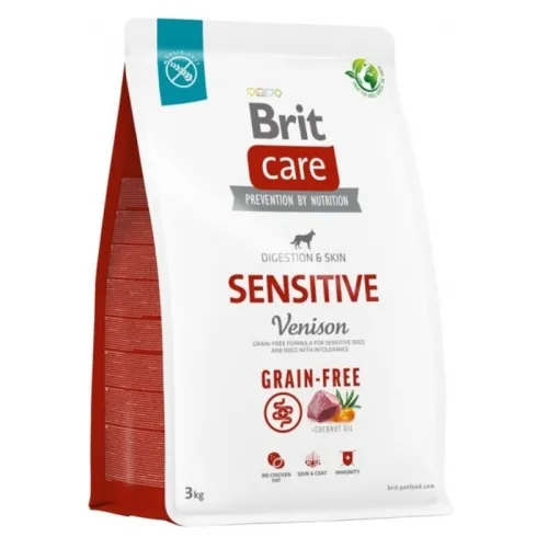 Brit Care Sensitive koeratoit hirvelihaga 3 kg