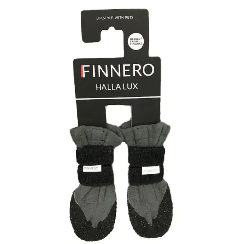 Finnero Halla Lux fliisist saapad XS, hall, 2 tk