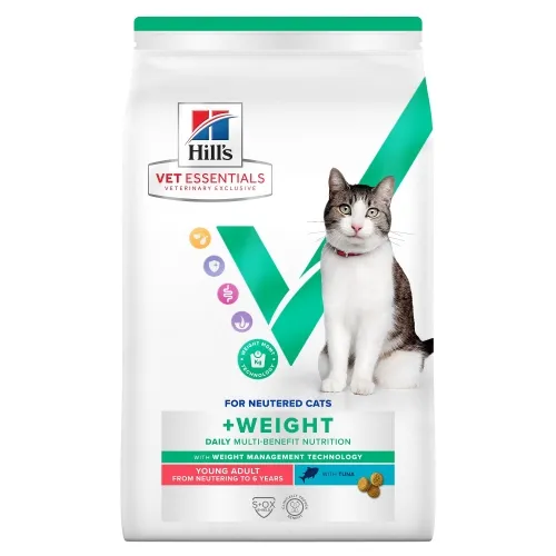 Hill's VE MB+Weight kuivtoit noortele kassidele tuunikalaga 1,5 kg