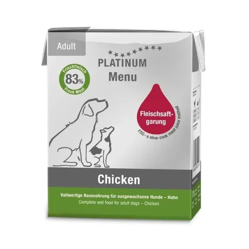 Platinum Menu konserv koerale, kanaga 375 g