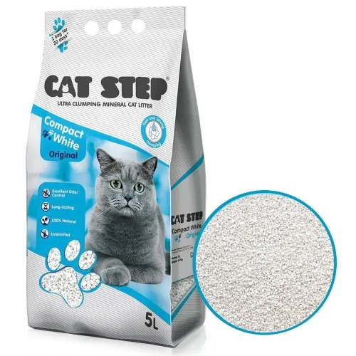 Cat Step Compact White Original kassiliiv, 5 L