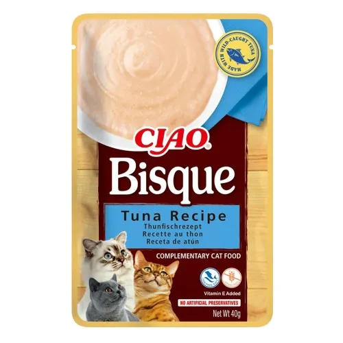 Churu maius kassile Ciao Bisque tuunikalaga 40 g