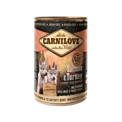 Carnilove kutsika konserv Wild Meat lõhe/kalkun 400 g