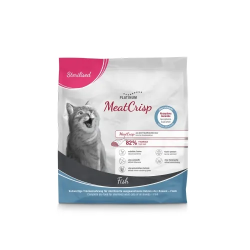 Platinum MeatCrisp kuivtoit steriliseeritud kassile kalaga, 400 g