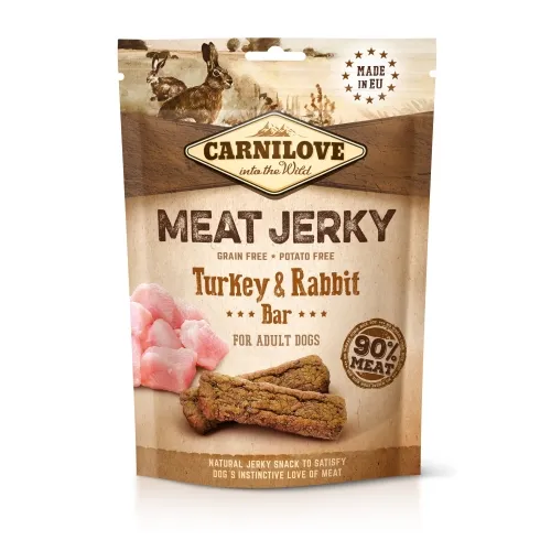 Carnilove Jerky maius koerale kalkun/küülik 100 g