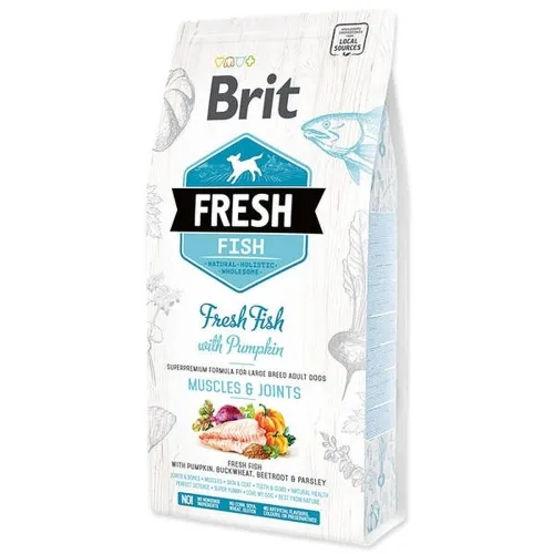 Brit Fresh kuivtoit suurt tõugu koerale kala ja kõrvitsaga 12 kg