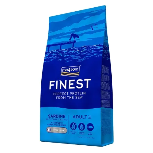 Fish4Dogs Large kuivtoit koertele sardiiniga 12 kg