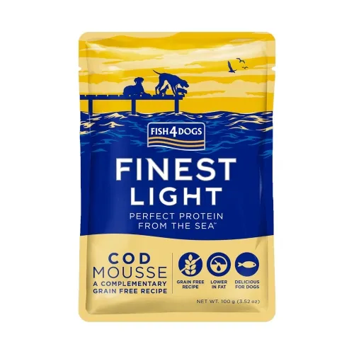 Fish4Dogs Finest Mousse einekotke koertele, tursaga 100 g