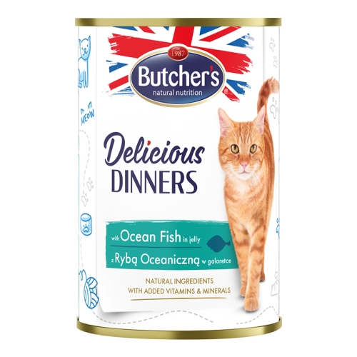 Butcher's kassi konserv Delicious Dinners ookeanikalatükkidega 400g