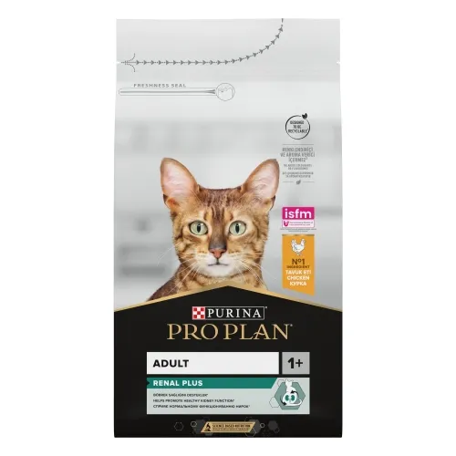 Purina PRO PLAN kassitoit Adult Renal kanaga, 1,5 kg