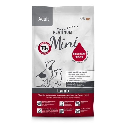 Platinum koera täissööt Adult Mini lambaga 900 g