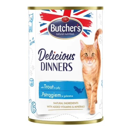 Butcher's kassi konserv Delicious Dinners forellitükkidega  400g