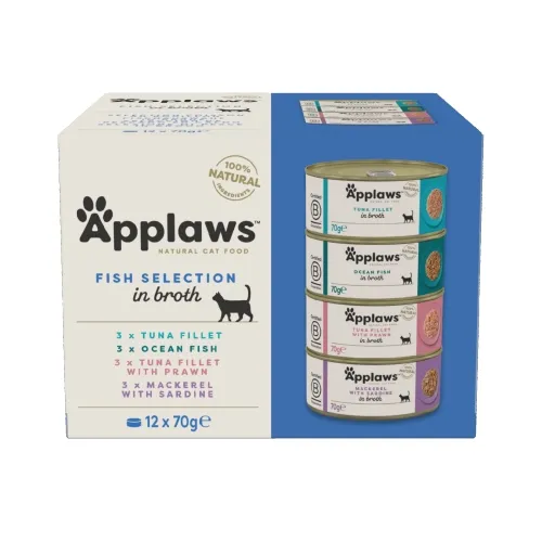 Applaws Supreme konservid kassidele, kalaga, 12 x 70 g