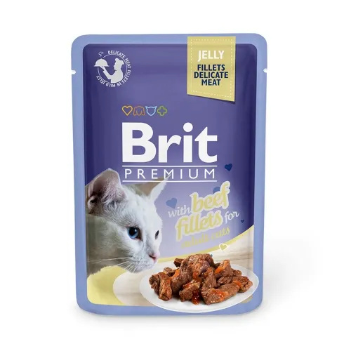 Brit Premium Delicate einekotike kassidele, veisega 85 g