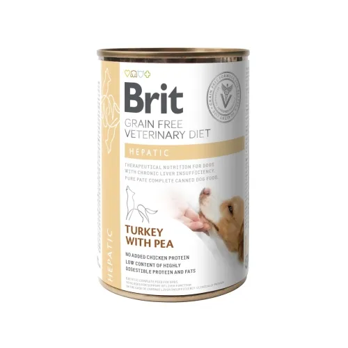 Brit GF Hepatic erisööt, konserv koertele 400 g