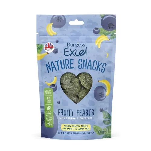 Burgess Excel väikelooma maius Fruity Feasts 60 g