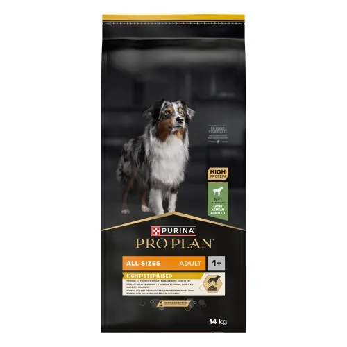 Purina PRO PLAN All sizes Adult Light with OPTIWEIGHT® 14kg