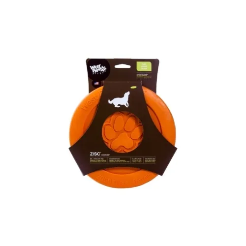 West Paw Zisc kummist mänguasi koertele 16 cm, oranž