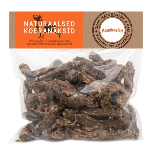 Naturaalne maius koertele, kanakaelad 500 g