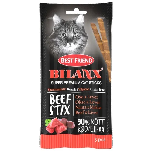 Best Friend Bilanx veisemaksapulgad kassidele 3 X 15 g