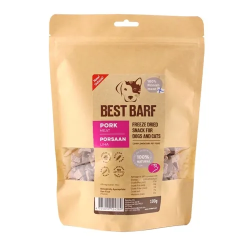 Best Barf külmkuivatatud maius, sealiha 100 g