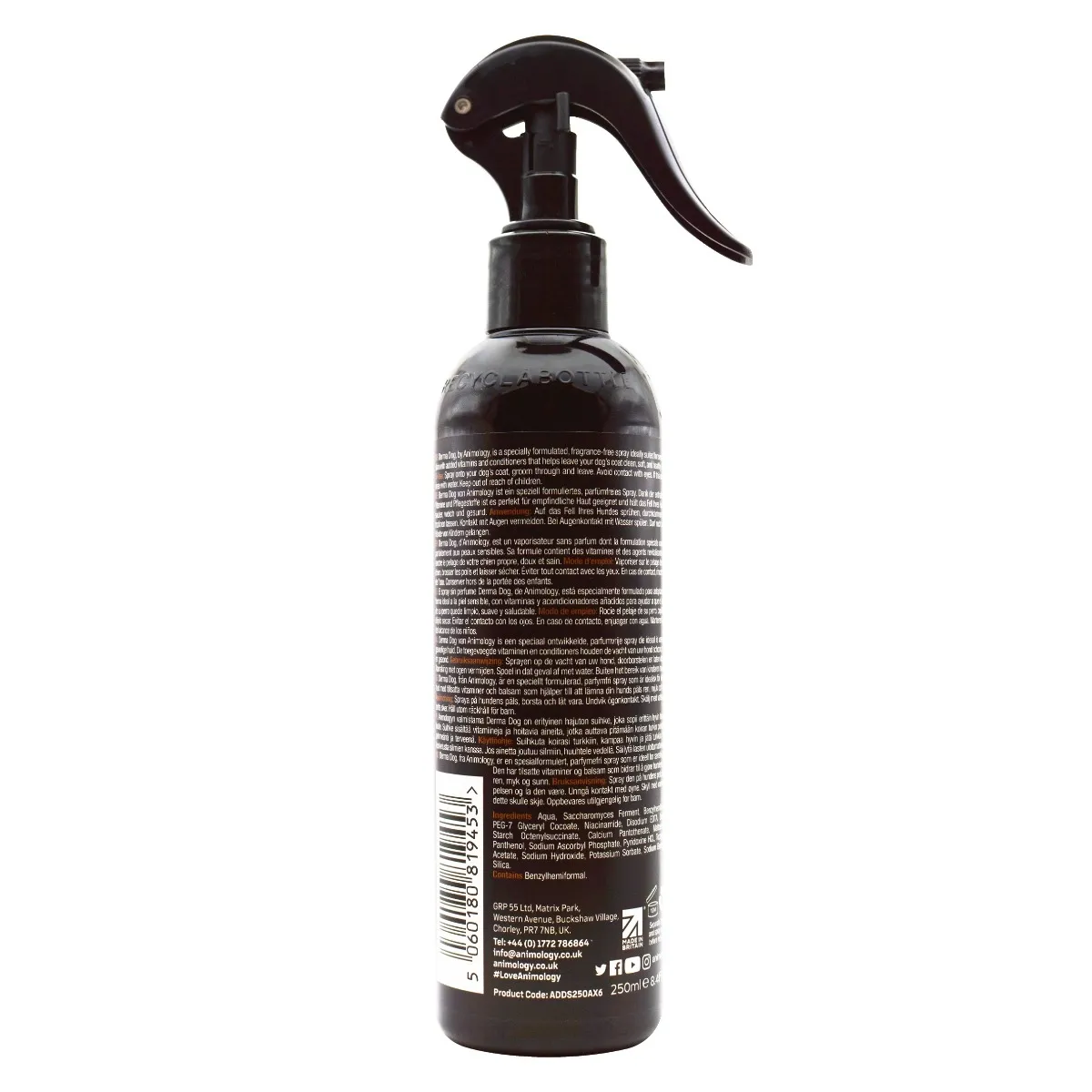 Animology kuivšampoon Derma Spray, 250ml