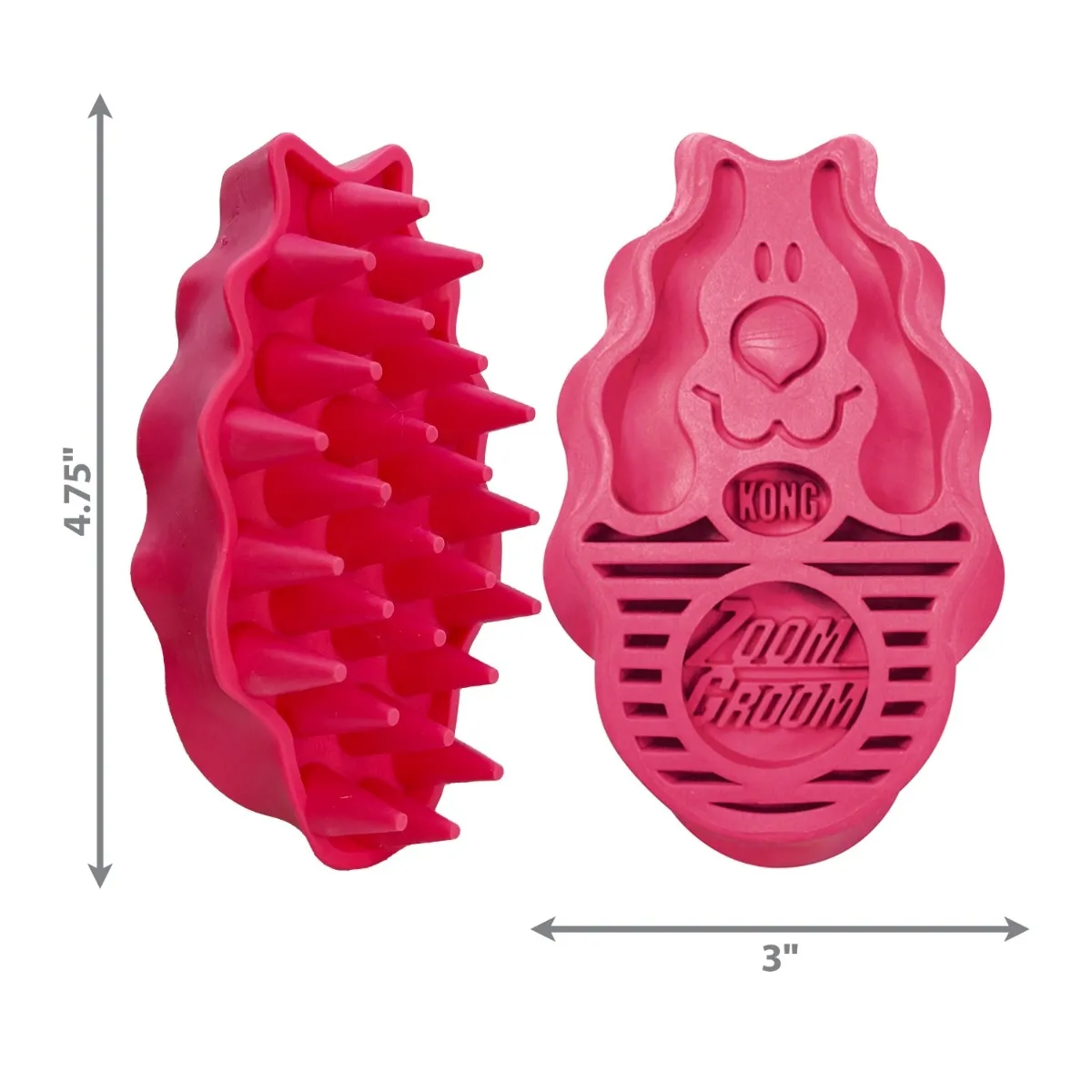 KONG ZoomGroom Raspberry hari - Tootepilt 3